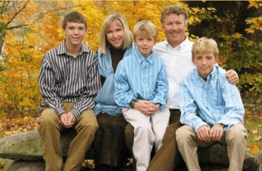 Duncan with his siblings and parents